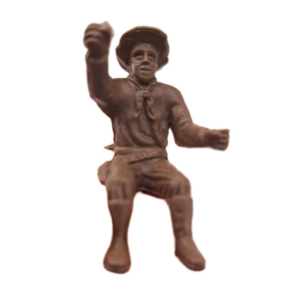 Vintage Marx Seated Roy Rogers Figure For Jeep Or Truck Horse?Brown